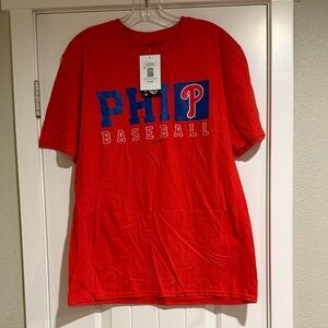 MLB Philadelphia Phillies Red Baseball T‑Shirt